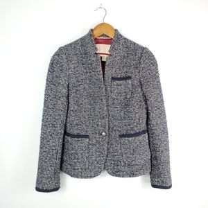Banana Republic Tweed Wool Blend Blazer